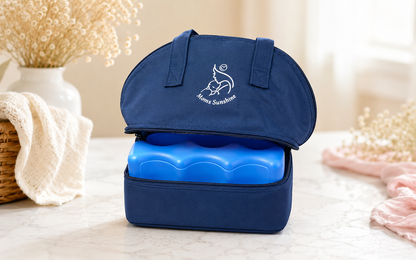 Breast milk cooler bag